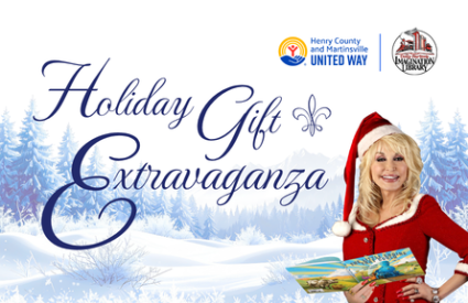 Holiday Gift Extravanganza with Dolly Parton event text image
