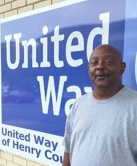 James, standing in front of UWHCM office in Martinsville, VA